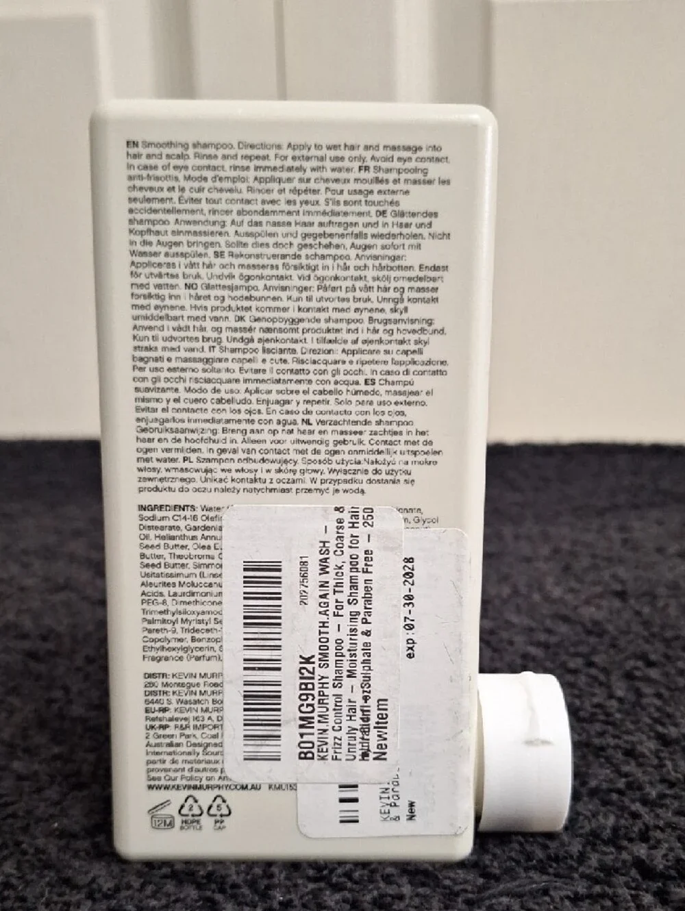 KEVIN.MURPHY SMOOTH.AGAIN.WASH - Smoothing Shampoo - 8.4 Fl Oz